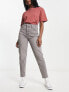 Levi's high waisted mom jean in grey wash