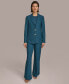 ფოტო #4 პროდუქტის Women's Textured Two-Button Blazer