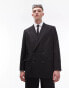 Topman oversized wool suit jacket in black Черный, Chest 42 Regular - фото #1