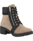 ფოტო #1 პროდუქტის Women's Taylor Colorblock Lace Up Boots