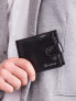 Фото #4 товара Мужское портмоне кожаное черное горизонтальное на кнопке Portfel-CE-PR-CPR-022-PA.75-czarny Factory Price