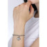 Steel bracelet with heart and Linea Sacred crystals LJ1525