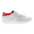 Фото #1 товара Reebok Club C Revenge Mens Gray Suede Lace Up Lifestyle Sneakers Shoes
