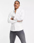 Only & Sons slim fit button down oxford shirt in white M - фото #6