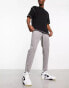 ASOS DESIGN tapered fit jeans in washed vintage grey - GREY