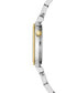ფოტო #2 პროდუქტის Women's Classic Regatta Diamond-Accent Two-Tone Stainless Steel Bracelet Watch 24mm