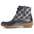 Фото #3 товара Sperry Syren Gulf Plaid Duck Womens Black Casual Boots STS85655