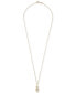 Фото #3 товара Wrapped diamond Girl Pendant Necklace (1/20 ct. t.w.) in 10k Gold, 18" + 2" extender, Created for Macy's