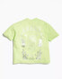 Фото #1 товара ASOS DESIGN PRIDE genderless oversized t-shirt in neon green with back print