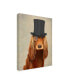 Фото #2 товара Fab Funky Cocker Spaniel, Formal Hound and Hat Canvas Art - 15.5" x 21"