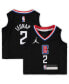 Фото #2 товара Infant Kawhi Leonard Black LA Clippers 2020/21 Jersey - Statement Edition