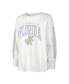 Women's White Distressed Florida Gators Statement SOA 3-Hit Long Sleeve T-shirt Белый, M - фото #3