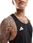 adidas Running Adizero Essentials vest in black