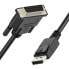 Фото #4 товара Кабель DisplayPort на DVI Unitek Y-5118BA Чёрный 1,8 m
