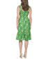 Фото #2 товара Women's Floral-Print Midi Dress