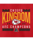 Фото #3 товара Men's Red Kansas City Chiefs 2023 AFC Champions Not Done Yet Big and Tall T-shirt