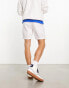 Фото #3 товара ASOS DESIGN slim chino shorts in mid length in white