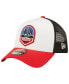 Фото #2 товара Men's White, Red Houston Rockets 9FORTY Snapback Hat