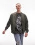 Topman bomber in khaki M - фото #6