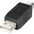 Renkforce RF-4078647 - USB 2.0 A - USB 2.0 B - Black