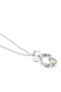 Фото #2 товара Charming silver necklace with pearl New Silueta 1000090700 (chain, pendant)