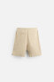 LINEN - VISCOSE BERMUDA SHORTS