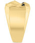 ფოტო #4 პროდუქტის EFFY® Men's Black Spinel Lion Ring (1/10 ct. t.w.) in 14k Gold-Plated Sterling Silver