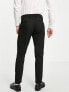 New Look slim suit trouser in black