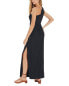Vix Solid Carina Detail Long Dress Women's