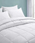 Medium Weight Quilted Down Alternative Comforter with Duvet Tabs, King