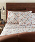 Micro Flannel Printed King 4-pc Sheet Set