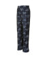 Фото #2 товара Preschool Boys and Girls Seattle Seahawks Allover Logo Navy Blue Flannel Pajama Pants