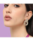 ფოტო #3 პროდუქტის Women's Gold Twisted Metallic Drop Earrings