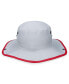 Фото #3 товара Men's Gray Arkansas Razorbacks Steady Bucket Hat