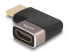 Фото #1 товара Delock HDMI Adapter Stecker zu Buchse 90° rechts gewinkelt 8K 60 Hz grau - Adapter