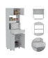 Фото #9 товара Caribe Microwave Cabinet, Four Legs, One Drawer, Double Door, One Shelf White