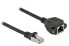 Фото #2 товара Delock Network Extension Cable S/FTP RJ45 plug to RJ45 jack Cat.6A 3 m black - 3 m - Cat6a - S/FTP (S-STP) - RJ-45 - RJ-45