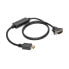 Фото #4 товара Tripp P566-003-VGA HDMI to VGA Active Adapter Cable (HDMI to Low-Profile HD15 M/M) - 3 ft. (0.9 m) - 0.9 m - HDMI - HD15 - MICRO-USB B - Male - Female - Gold