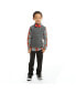 ფოტო #5 პროდუქტის Toddler/Child Boys Holiday Check Button-down w/Vest Set