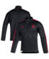 Фото #2 товара Men's Black Nebraska Huskers 2021 Sideline Quarter-Zip Jacket