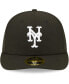 Фото #4 товара Men's New York Mets Black White Low Profile 59FIFTY Fitted Hat