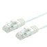 Фото #1 товара VALUE UTP Cable Cat.6 - halogen-free - white - 0.5 m - 0.5 m - Cat6 - U/UTP (UTP) - RJ-45 - RJ-45