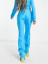 Фото #2 товара COLLUSION flared trouser in blue co-ord