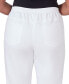 ფოტო #5 პროდუქტის Petite Mid Rise Frayed-Hem Pull-On Capri Pants