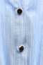 Фото #8 товара Платье-рубашка с ремнем из джута ZARA