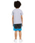 ფოტო #2 პროდუქტის Little Boys Logo Graphic T-Shirt & Shorts, 2 Piece Set