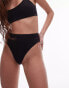 Фото #2 товара Topshop super soft knicker in black