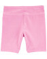 Kid High Rise Ribbed Bike Shorts 10