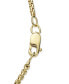 ფოტო #3 პროდუქტის Men's Diamond Cross 22" Pendant Necklace (1/2 ct. t.w.) in 18k Gold-Plated Sterling Silver