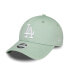 Los Angeles Dodgers Womens New Era 9Forty League Essential Mint Baseball Cap - фото #1